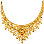 سینه ریز طلا مدل طاووس